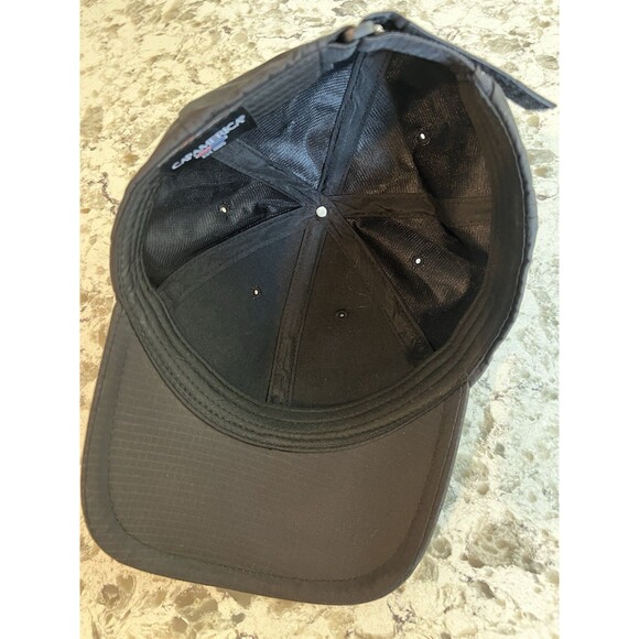 Groupon Promotional Black Baseball Hat Cap One Size Adjustable Closure - Picture 2 of 4